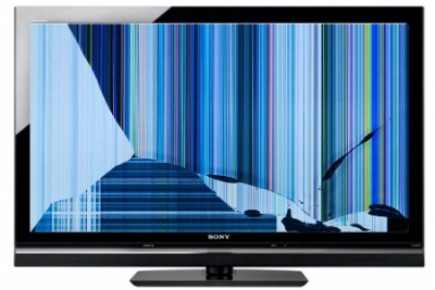 broken led tv screen repair cost near me